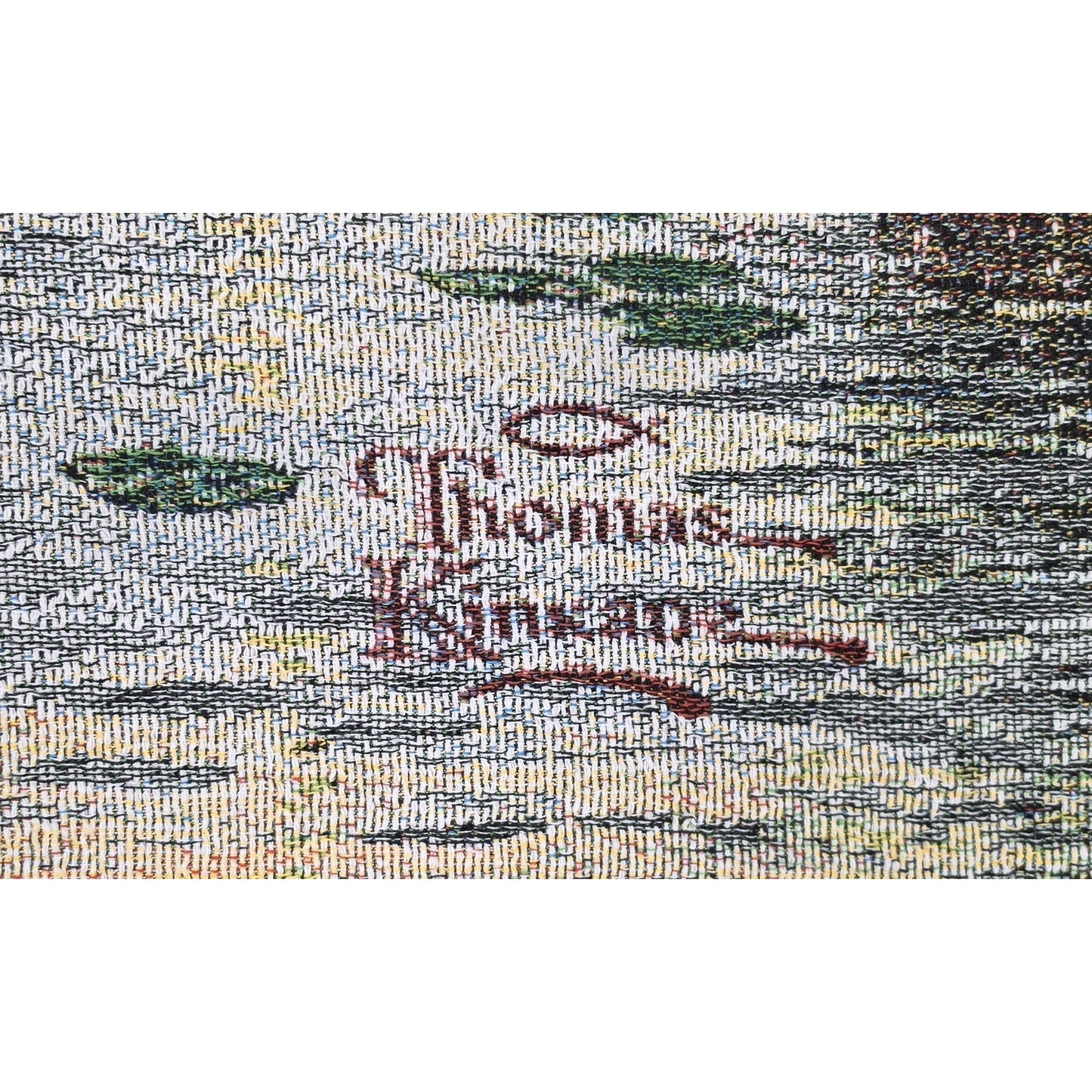 Thomas Kinkade 2006 Lord’s Prayer Tapestry Throw 60x51 Vintage Chapel Scene