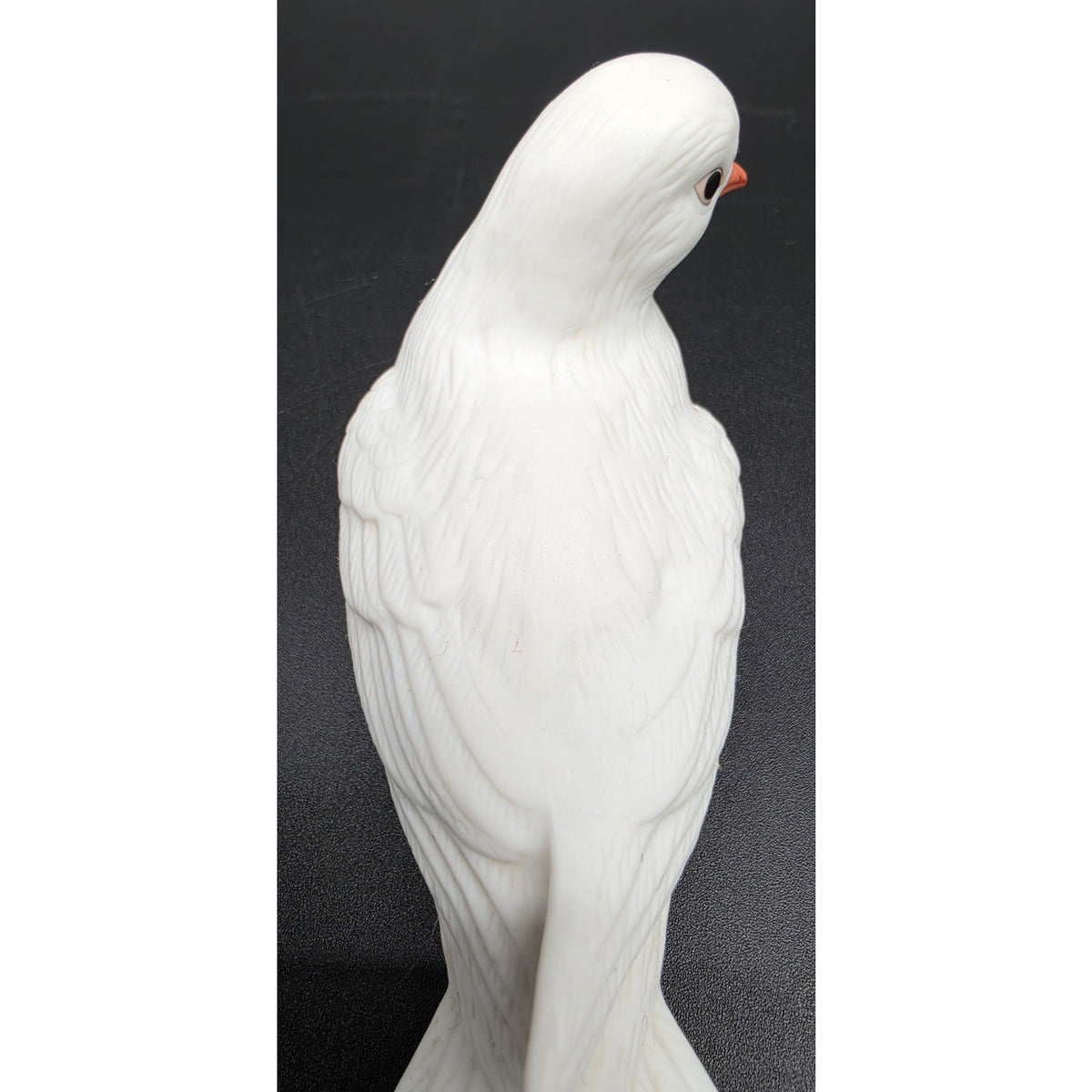 Vintage Homco Porcelain White Doves Pair Figurines #8856 Taiwan Love Birds Set
