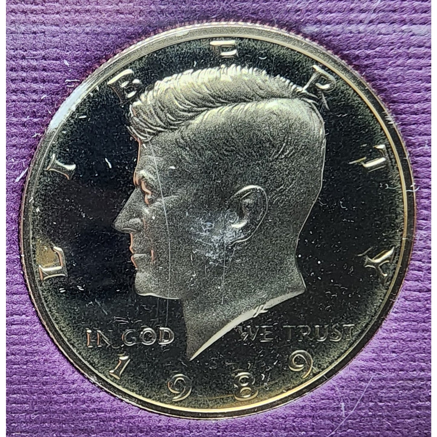 1989 U.S. Proof Set + 1863 LA 100 Confederate Note Repro + 1942-S Silver Nickel