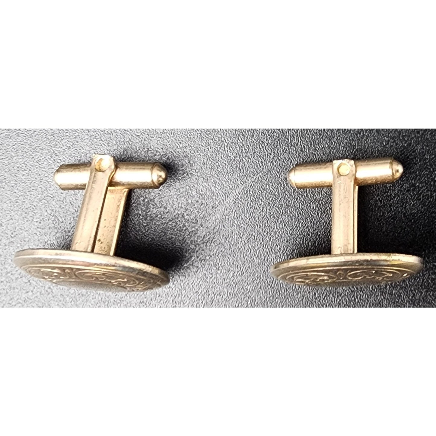 Vintage Cufflinks & Horse Head Tie Clip Set Gold Silver Mixed Lot