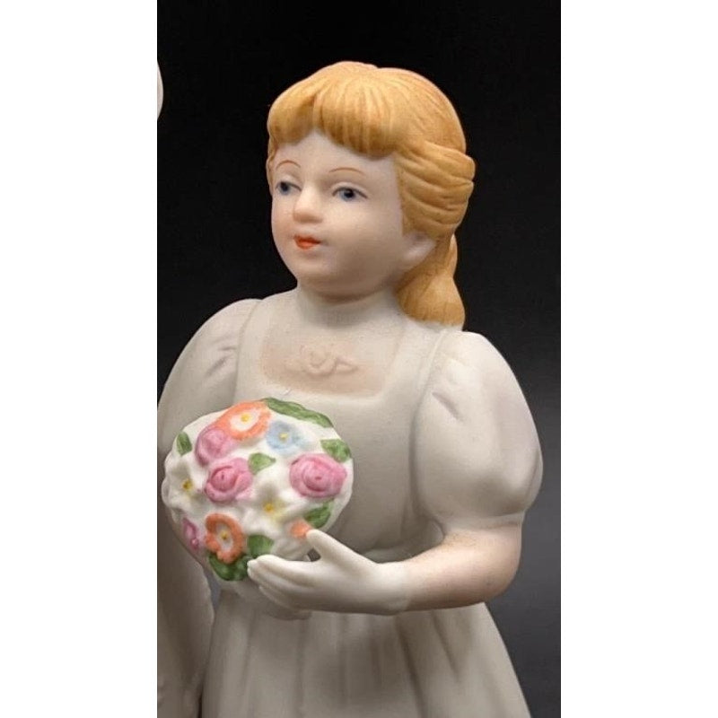 3 Homco Porcelain Figurines Bride's Day, Charlotte Rose &  Victorian Lady Lovely