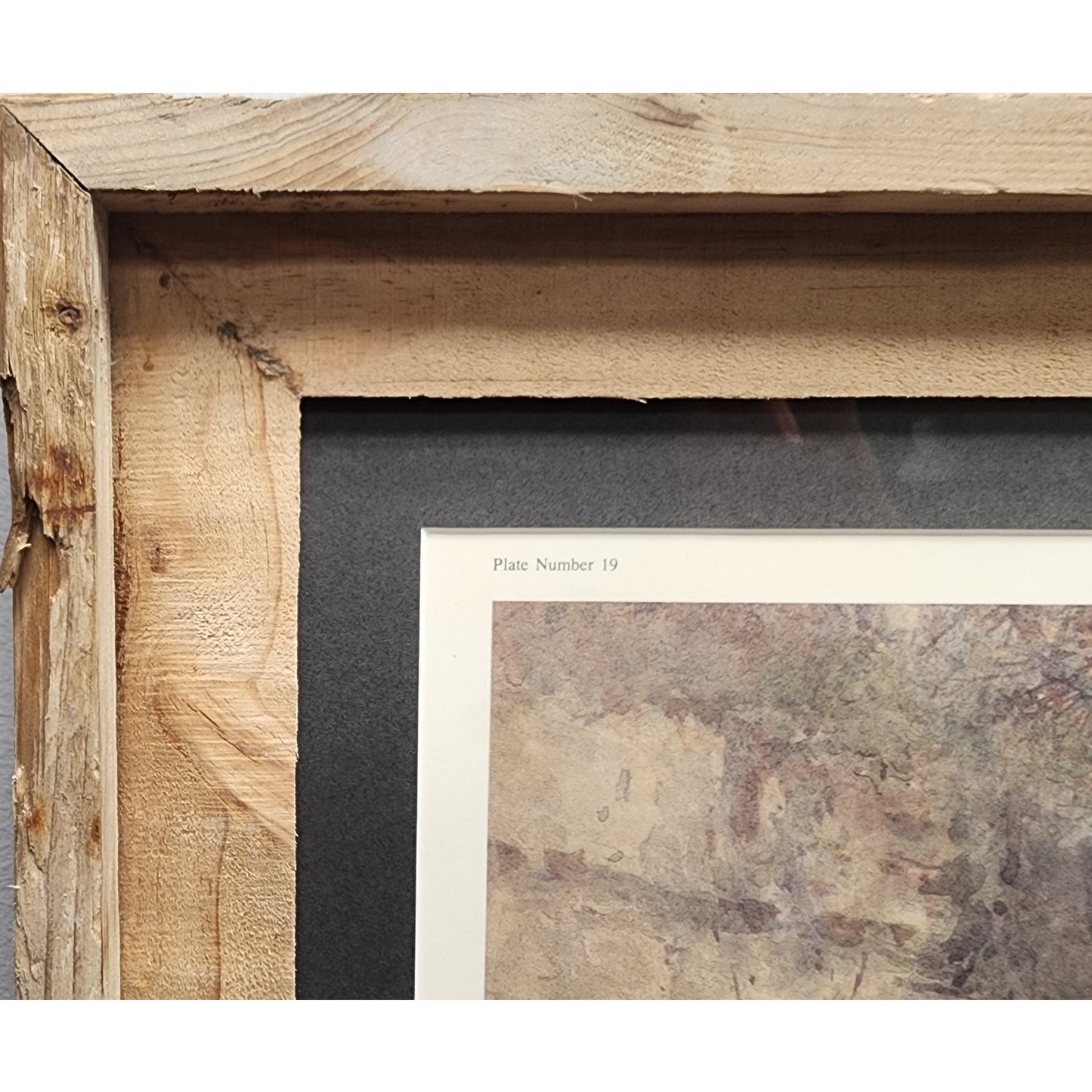 Paul Sawyier Lithograph Palisades in Autumn 1990 COA #1609/2500 Framed 27x21
