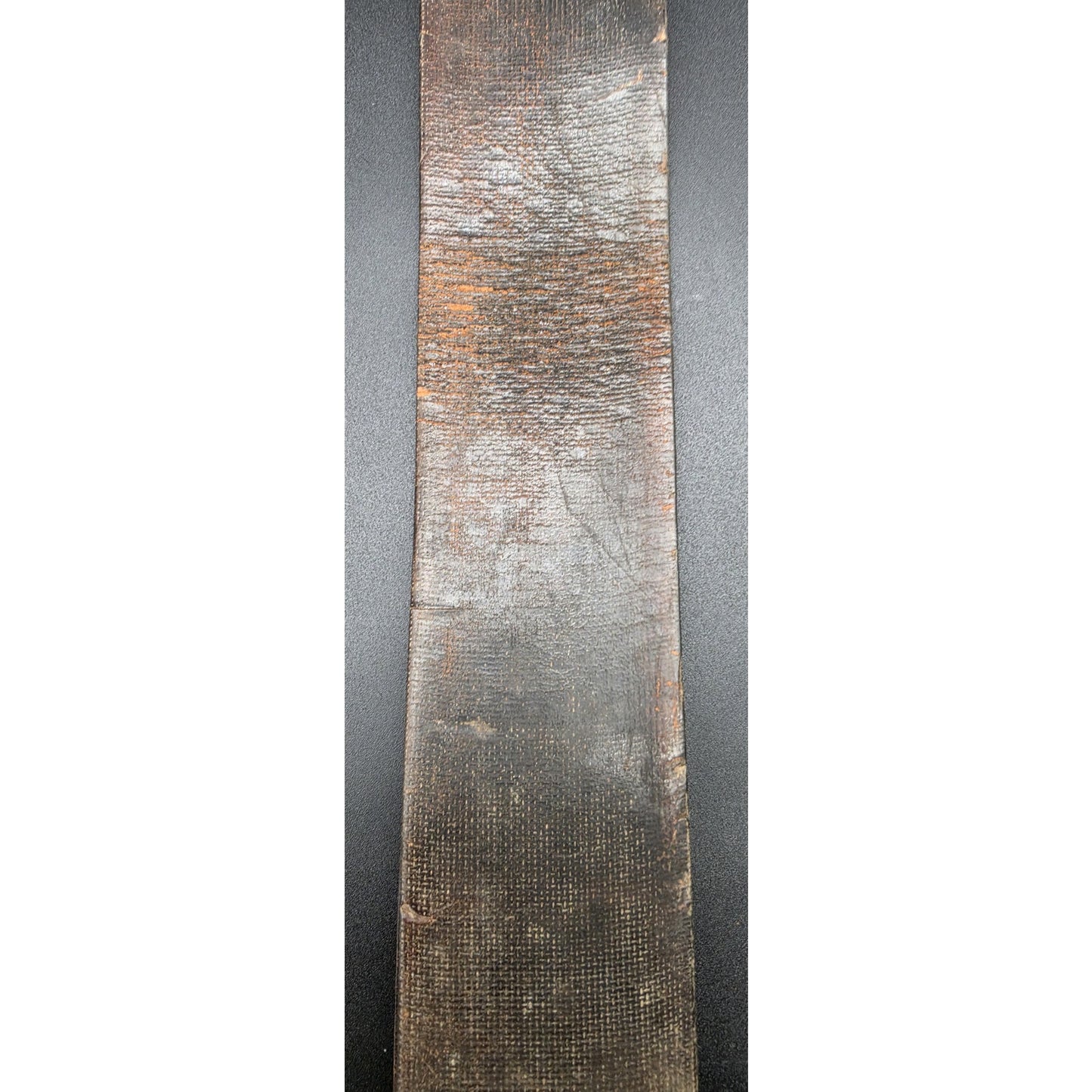 Vintage Illinois Barber Razor Strop 6534 Two‑Sided Leather w/ Brass Ring