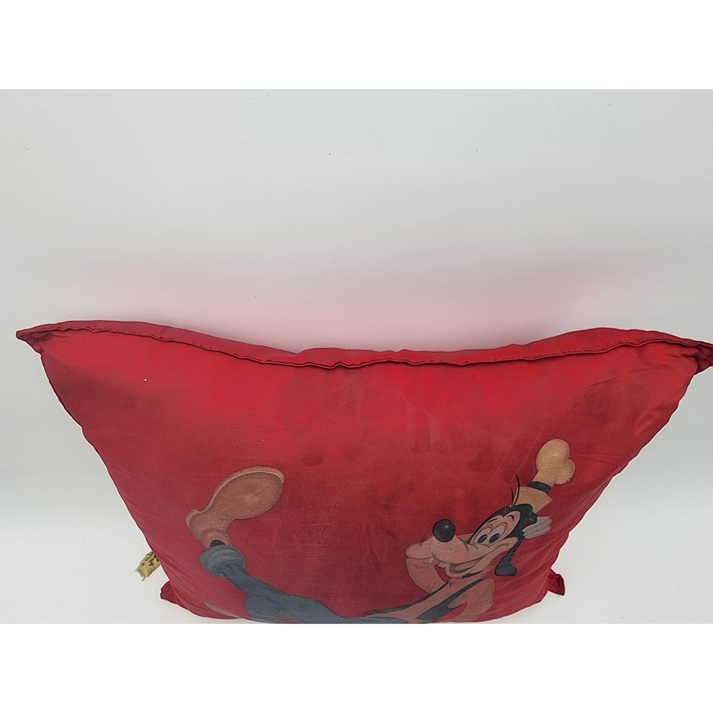 Vintage Walt Disney Goofy Pillow Red Retro Character Collectible RARE/ FAIR