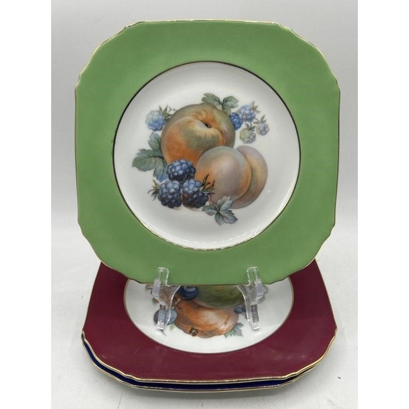 Vintage Art Deco Royal Doulton Style Luncheon Plates – Set of 6 - by Puls Czechoslovakia