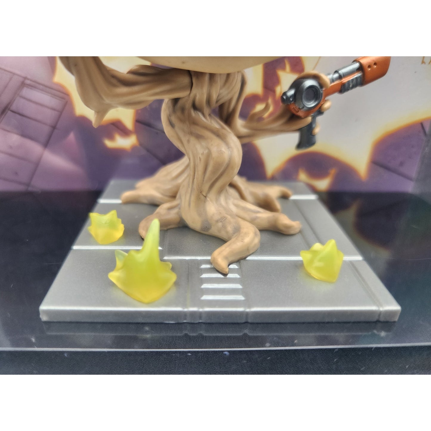 Funko Groot POP Art Acrylic Display Box 2022 Marvel GOTG Mint Shrink Wrap