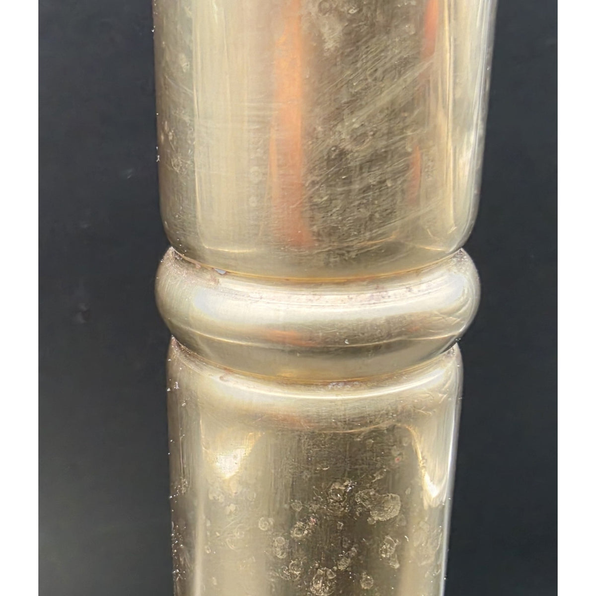 Vintage Brass Toilet Paper Holder Stand Free Standing Bathroom Roll Caddy 22"