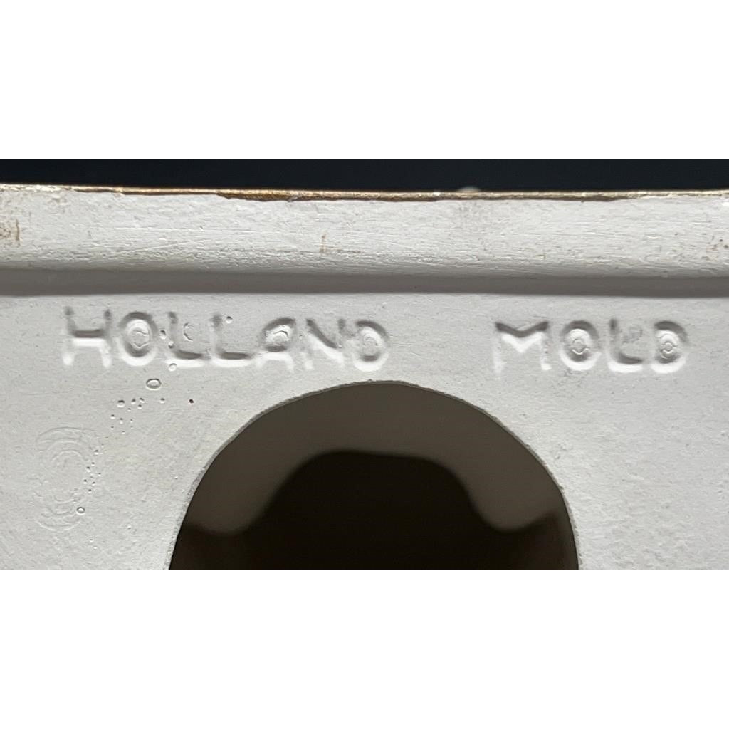 VTG Holland Mold Jesus & Mary Hand-Painted Ceramic Busts 5×3.75×7″