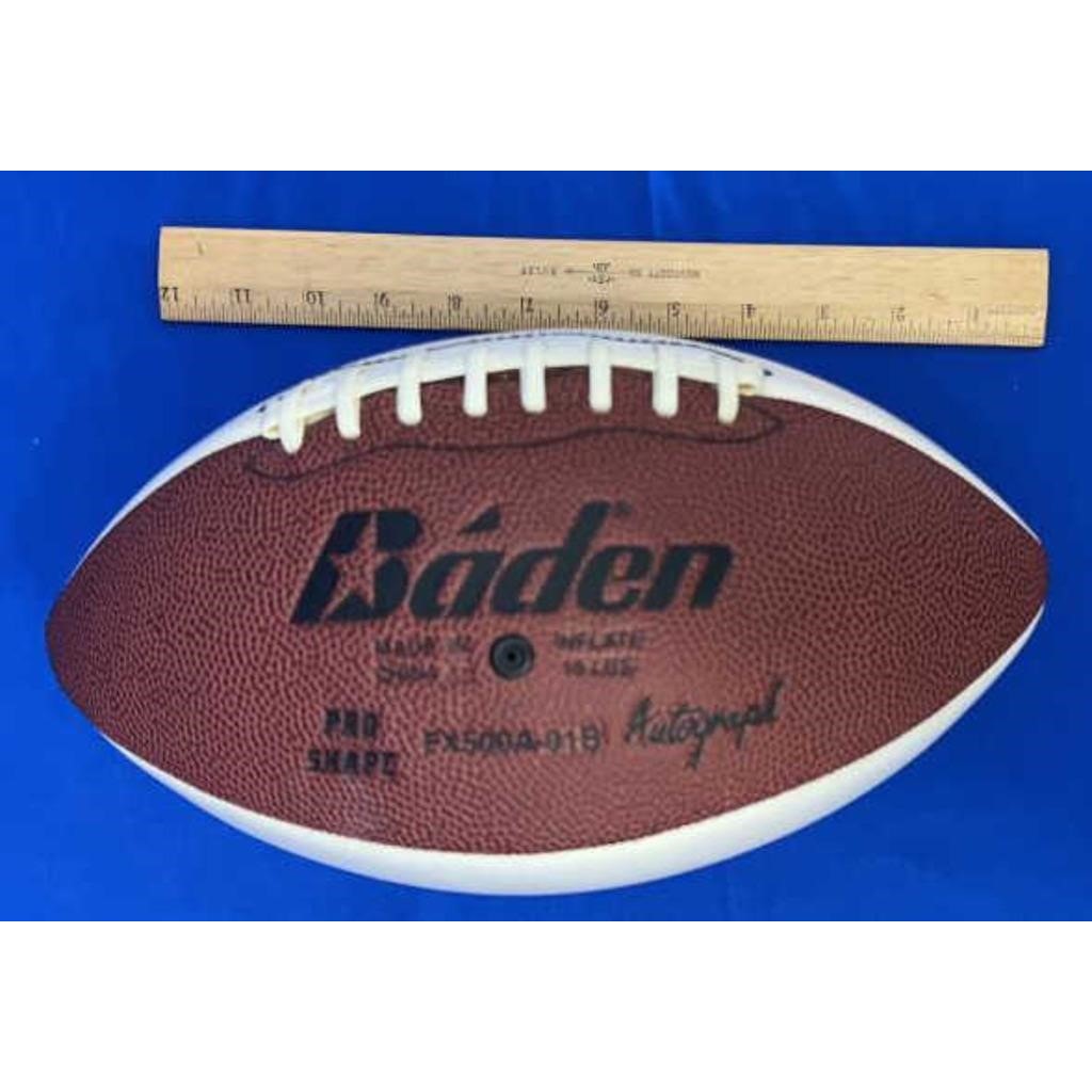 Kentucky Wildcats Rich Brooks Signed Football Go Cats! Autograph NCAA Coach UK