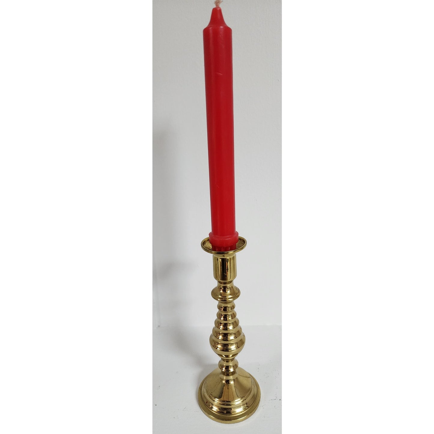 Pair Vintage Brass Candle Holders – 2.75" & 6.75" – Classic & Ornate Styles