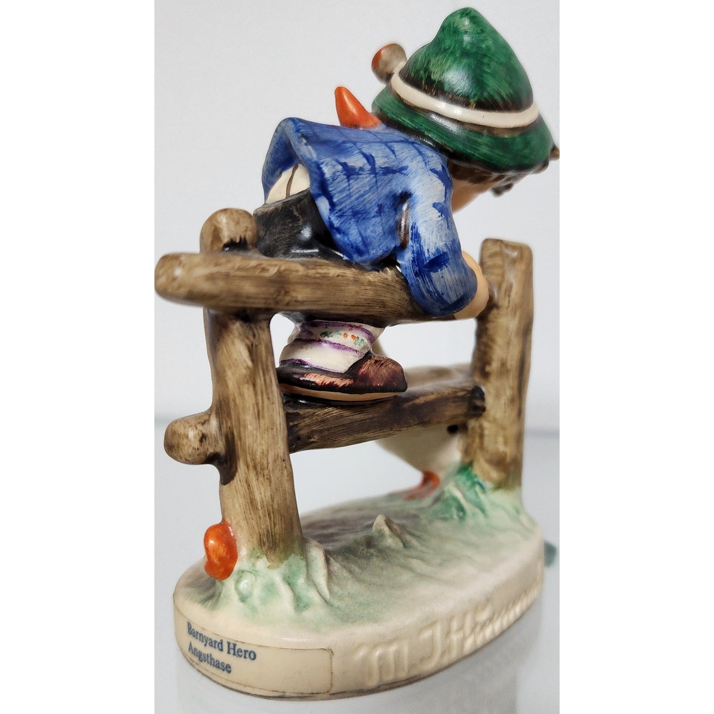 Goebel Hummel #195 2/0 “Barnyard Hero” TMK‑4 W. Germany Boy & Goose Figurine
