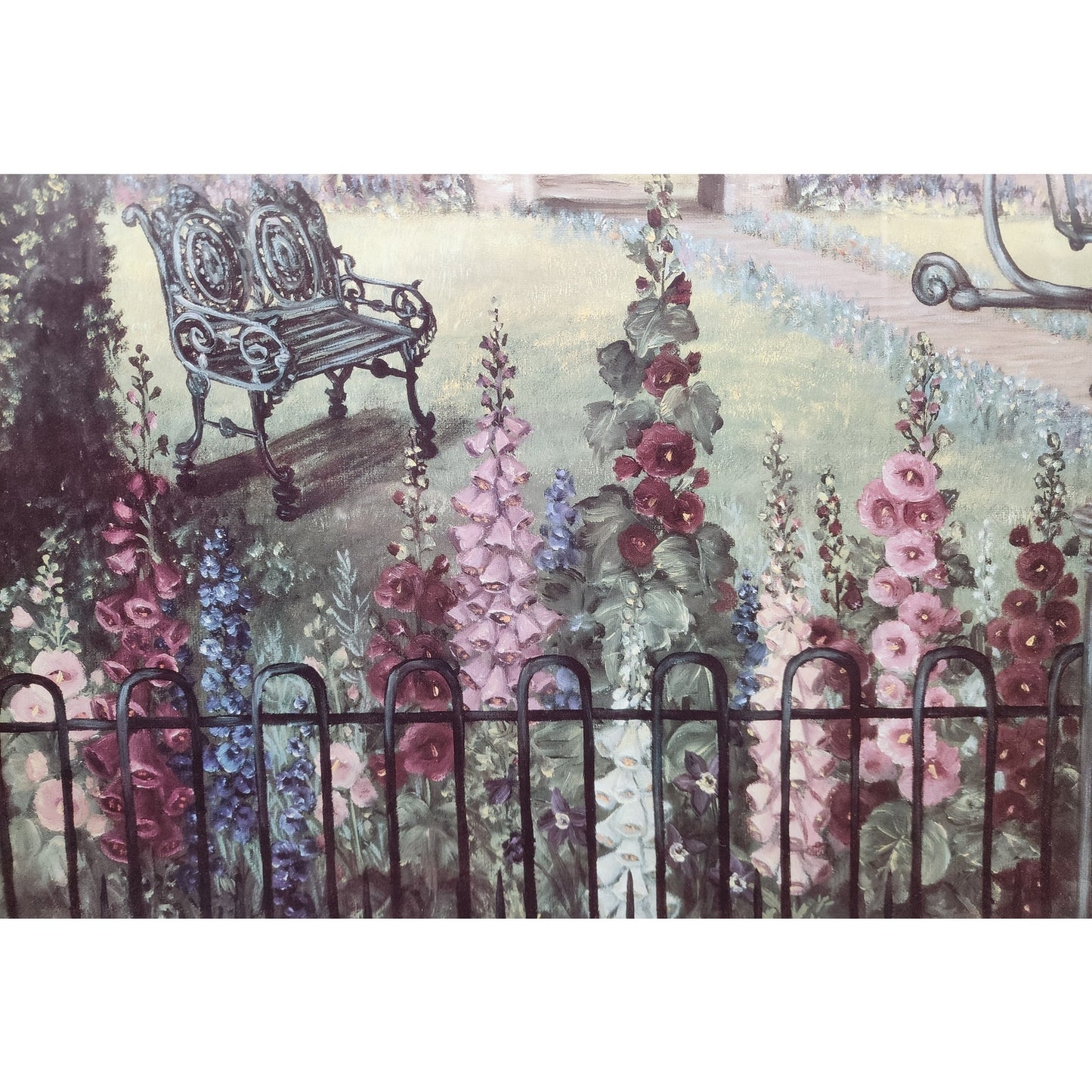 “The Courtyard” Glynda Turley Ltd Ed #836/2500 Framed Lithograph 26.6” Square
