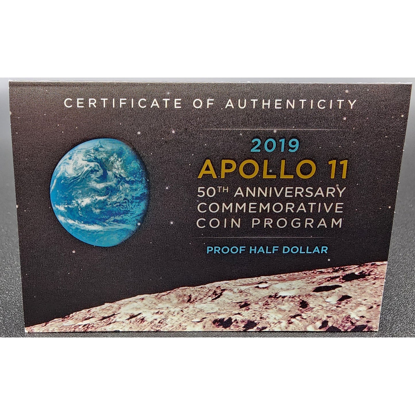 Apollo 11 50th Anniversary 5oz, 1oz + Half Dollar Proof Sets with OGP & CoAs with 1967 Newsweek, Man on the Moon Stamps, 50th Anniversary Embroidered Patches