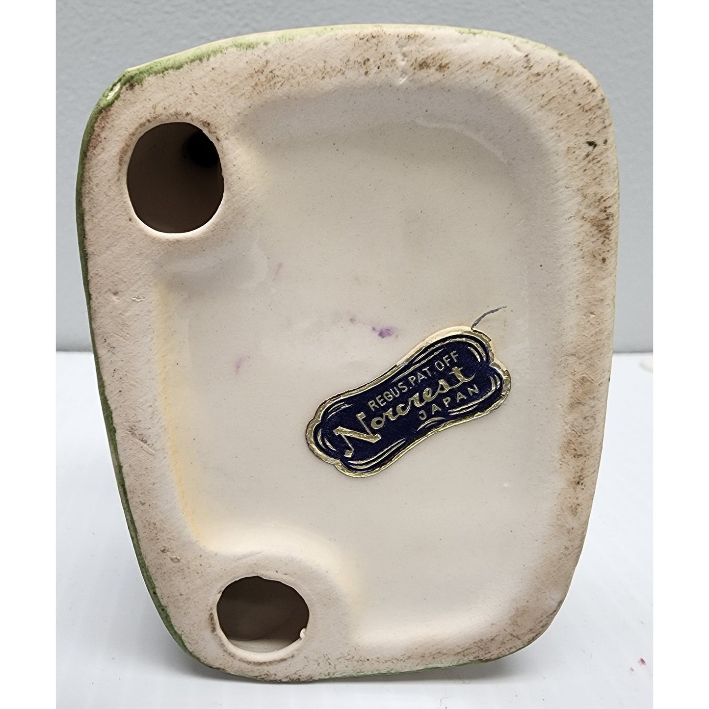 Vintage Norcrest Japan Boy & Girl Figurine Pair Hand Painted 4.75" Collectible