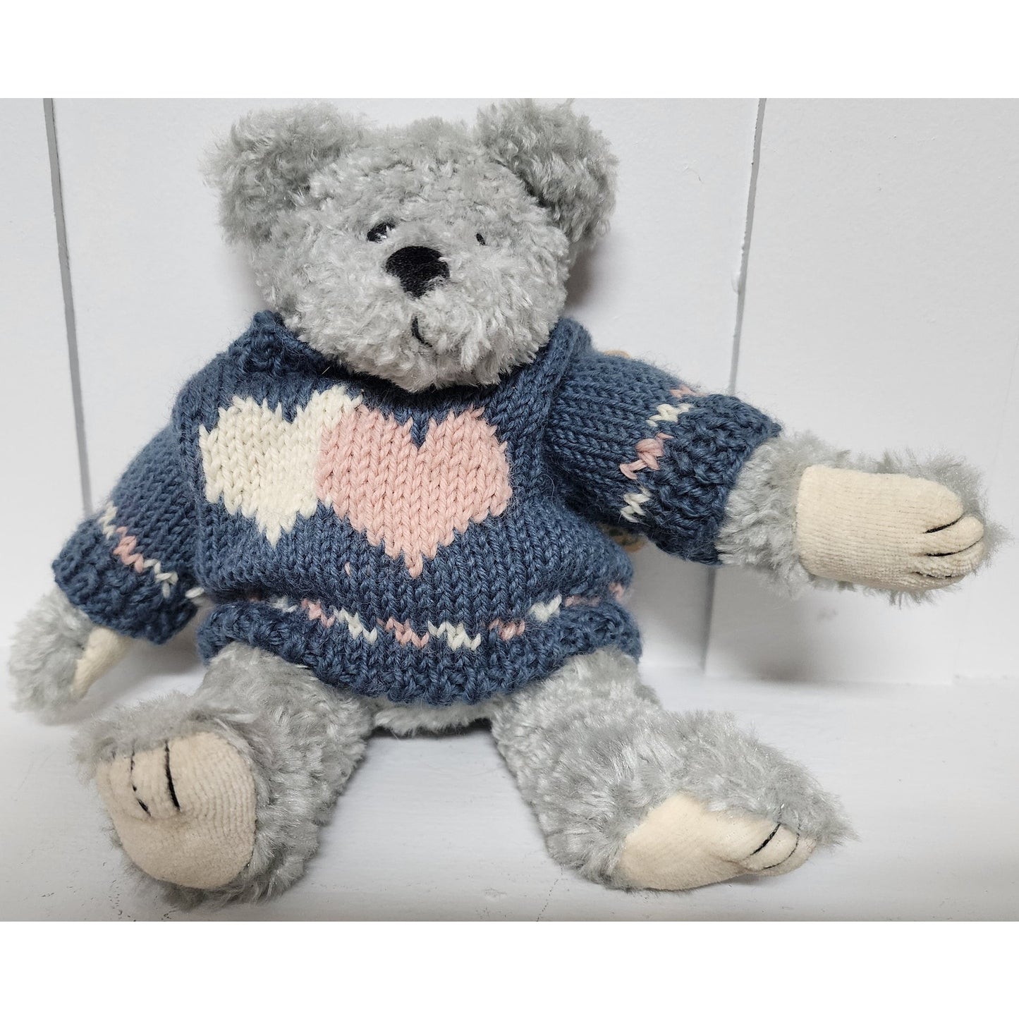 Boyds “Floyd” Archive Bear + Bath & Body Works Snowflake Scarf Bear, 2 Plush Set