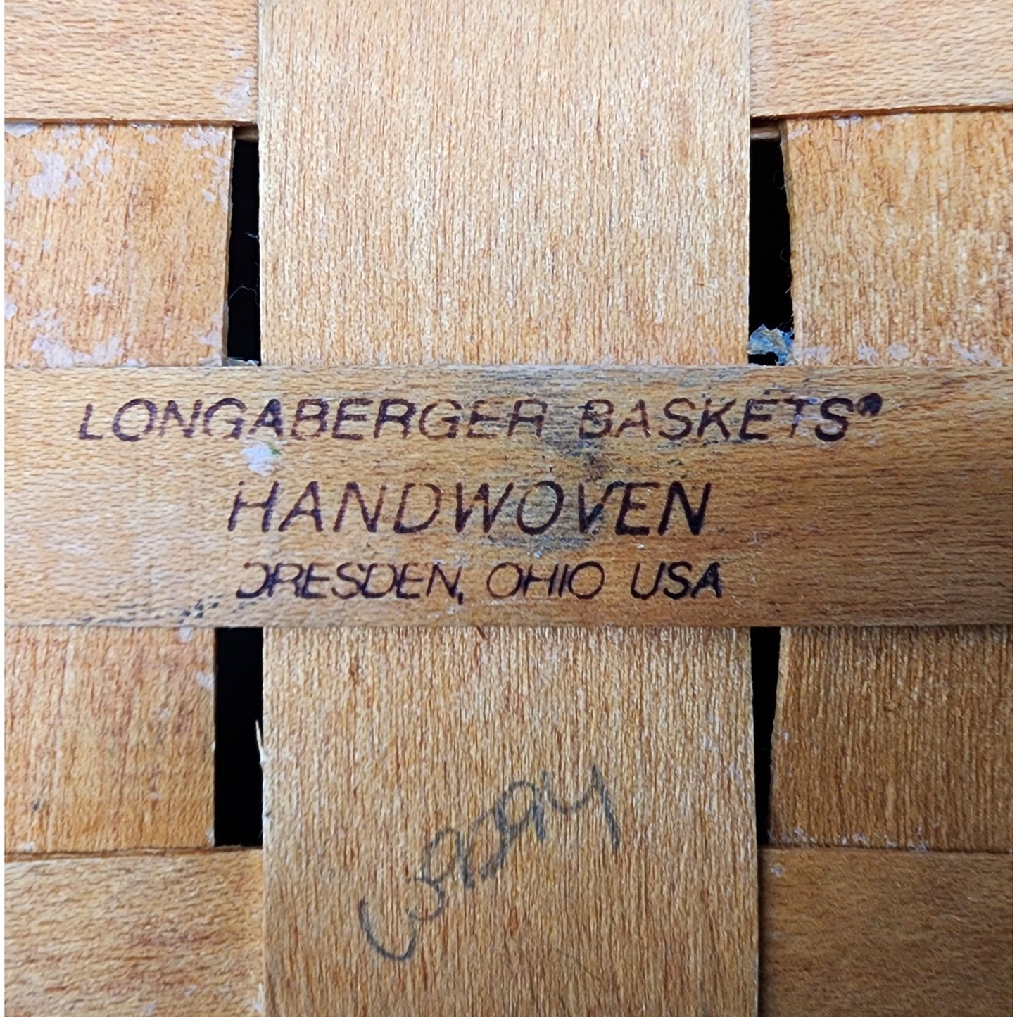 Longaberger Handwoven Basket 1998 SDW Signed – Small Utility Storage Tray