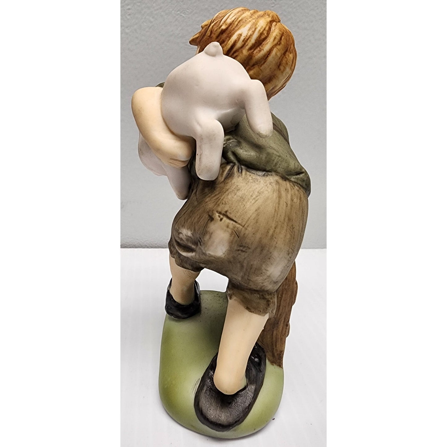 Vintage Norcrest Japan Boy & Girl Figurine Pair Hand Painted 4.75" Collectible