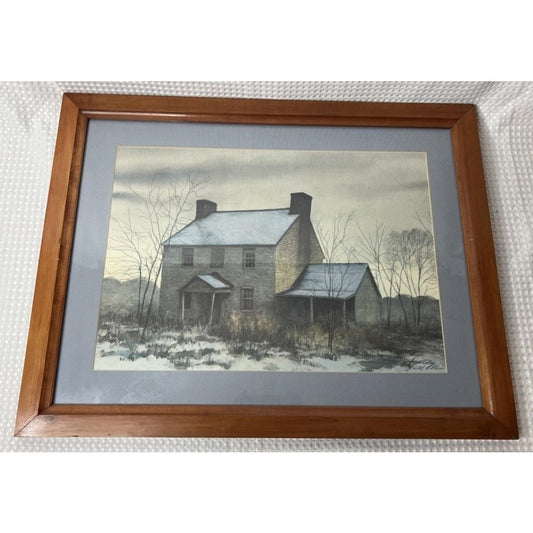 Harold Collins “Old Home Place” Signed Collector's Print