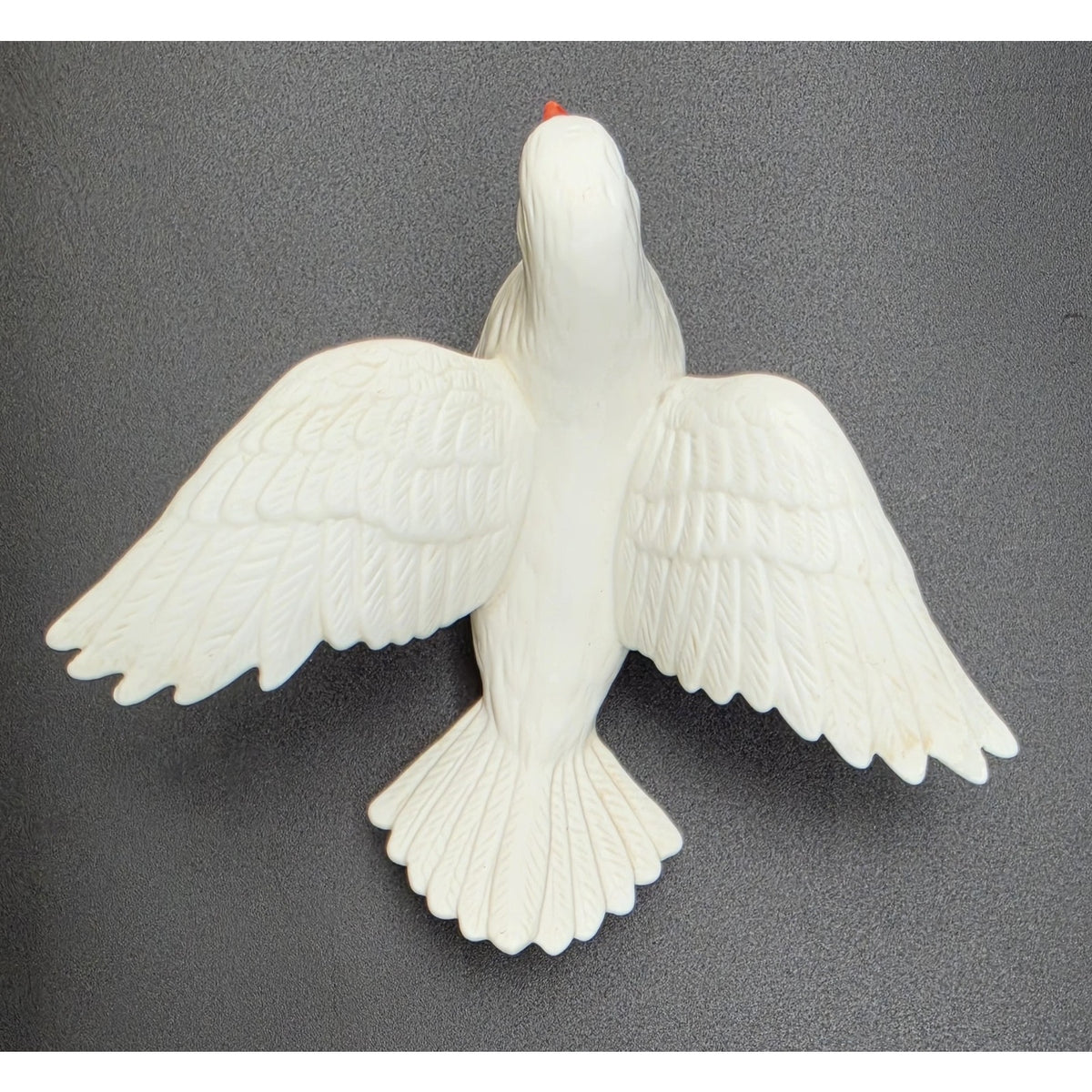 Vintage Homco Porcelain White Doves Pair Figurines #8856 Taiwan Love Birds Set