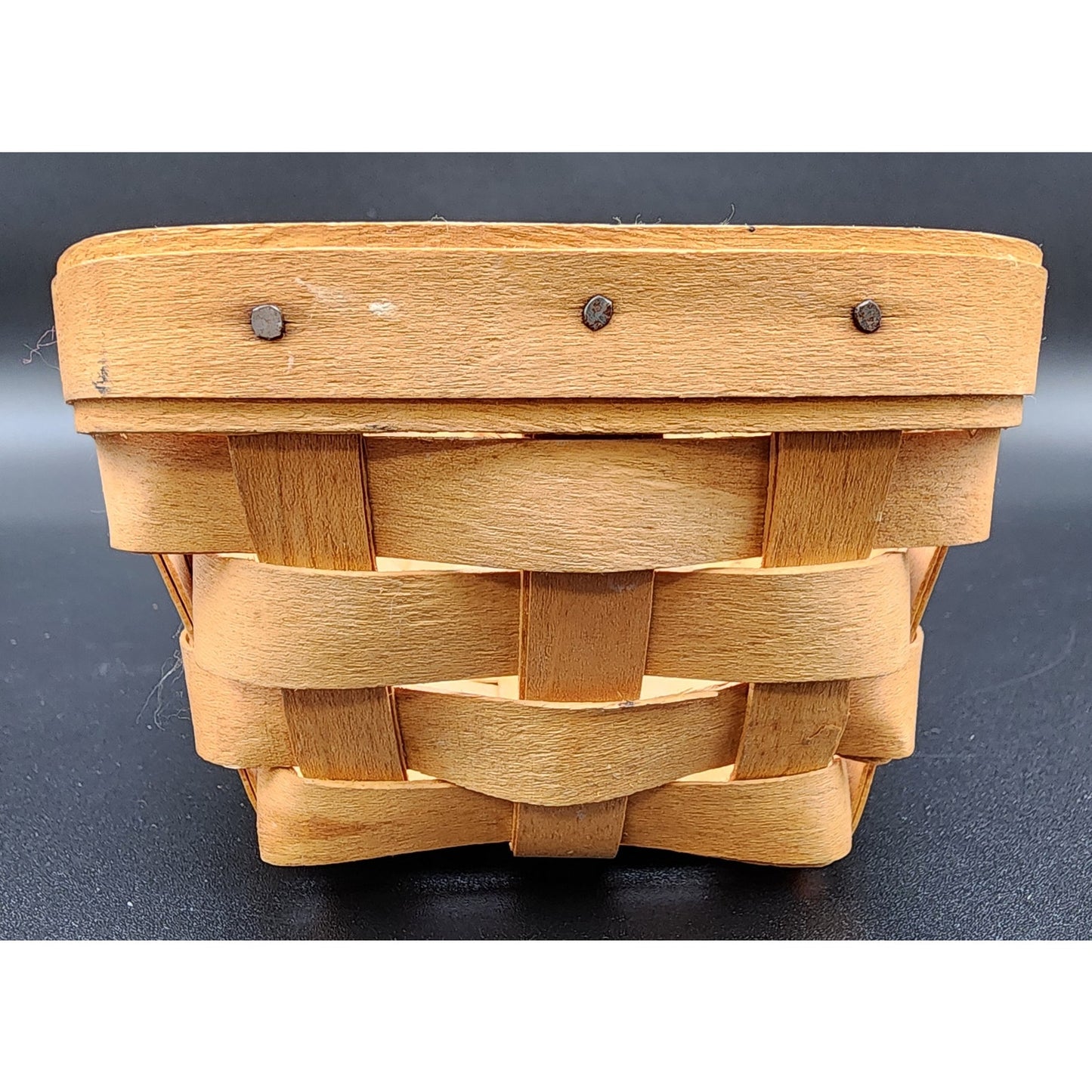 Longaberger Handwoven Basket 1998 SDW Signed – Small Utility Storage Tray