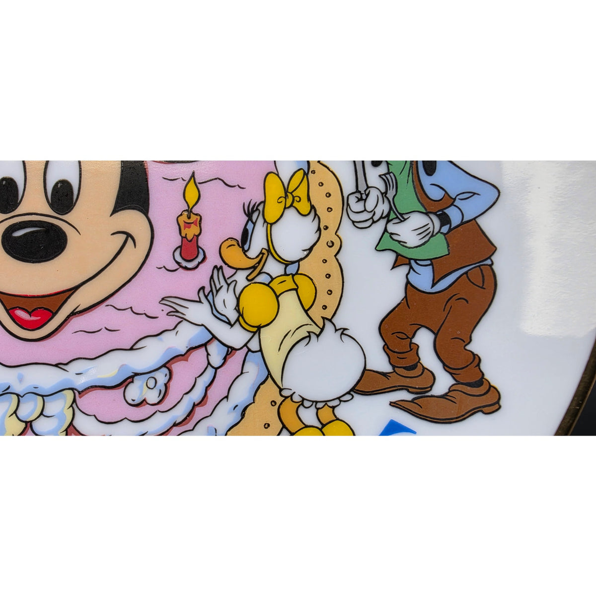 Vintage Mickey Mouse 50th Birthday Commemorative Plate 1978 Gold Rim Disney 9.25"