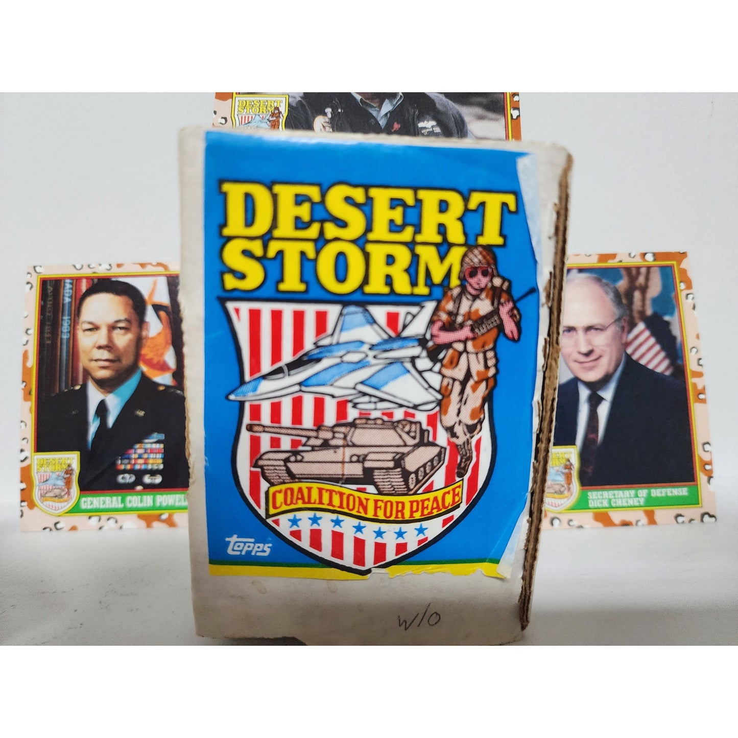1991 Topps Desert Storm 66 Card Set w/ Box – Bush, Powell, Jets, Missiles, Rare