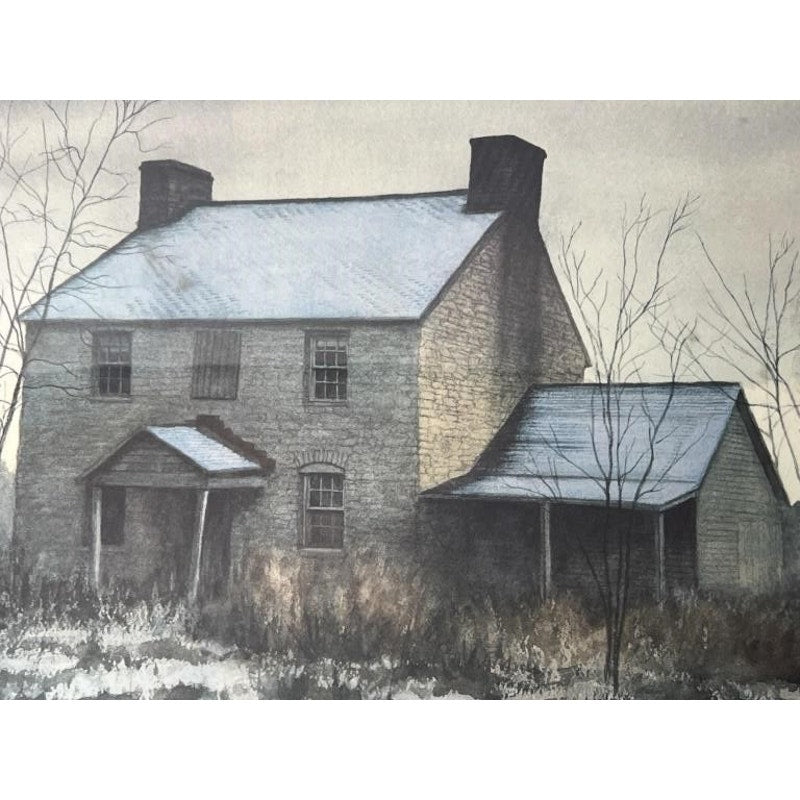 Harold Collins “Old Home Place” Signed Collector's Print
