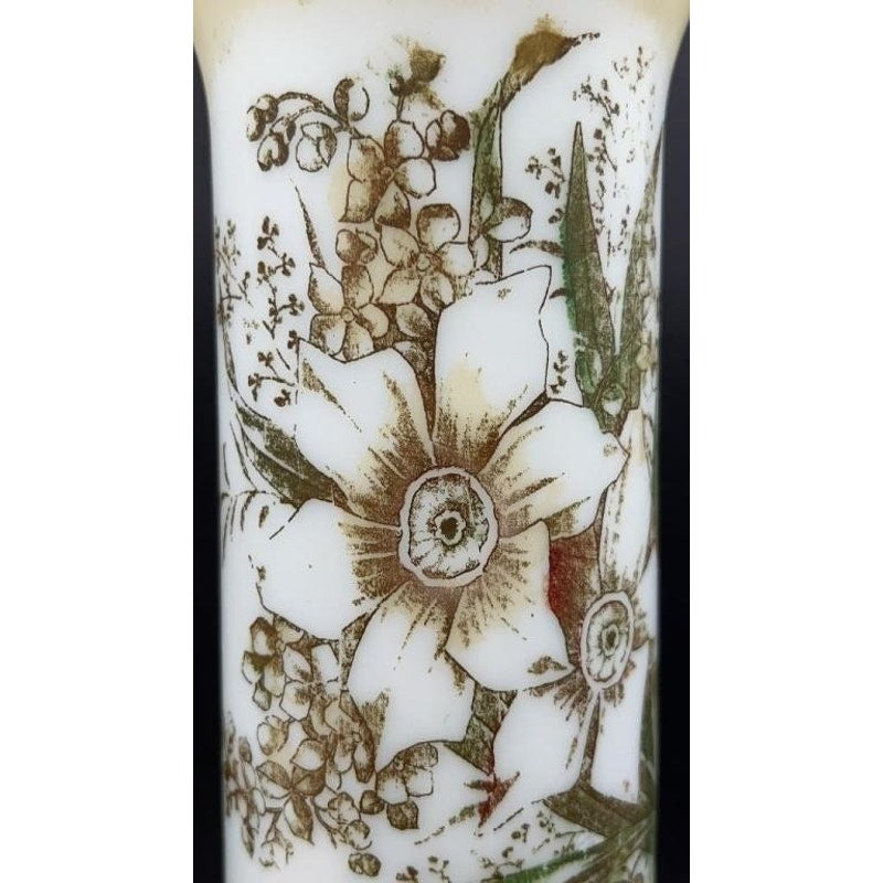 VTG Takahashi Soft Flower San Francisco Bud Vase Hand-Painted 11.5"