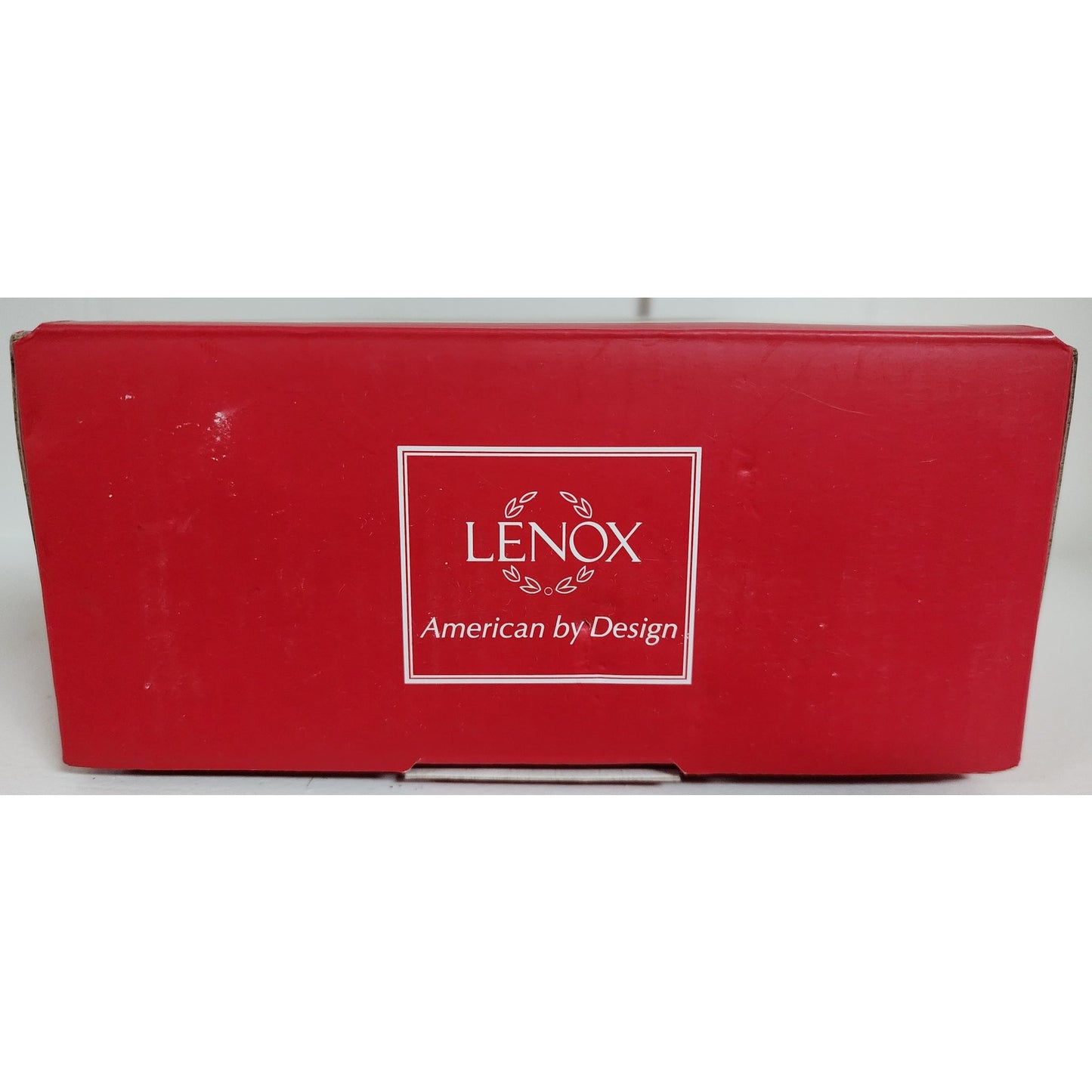 Lenox Holiday Joy Dish 4.5" Fluted 22K Gold Rim w/ Box Vintage Christmas