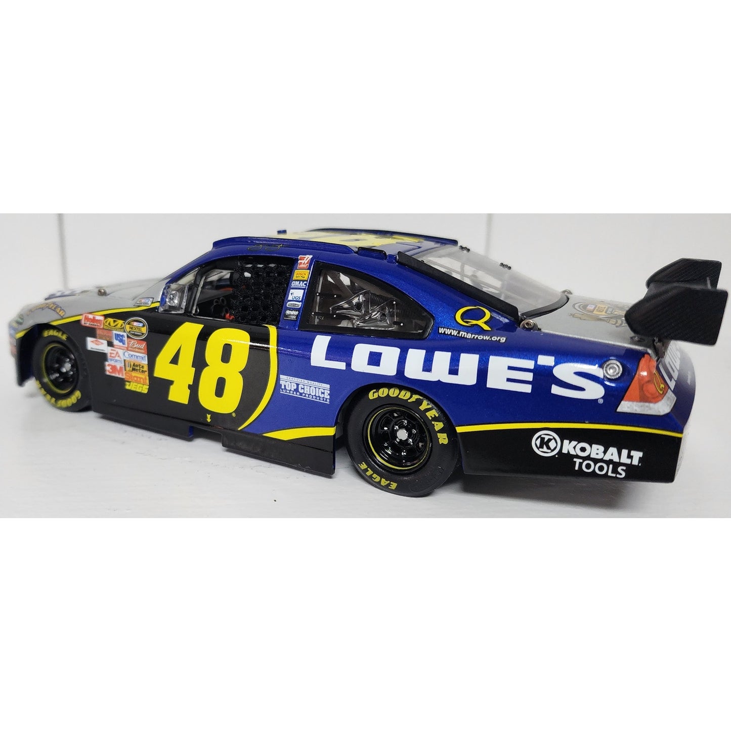 2007 Jimmie Johnson #48 Lowe’s Impala SS Elite 1:24 NASCAR Die-Cast Signed