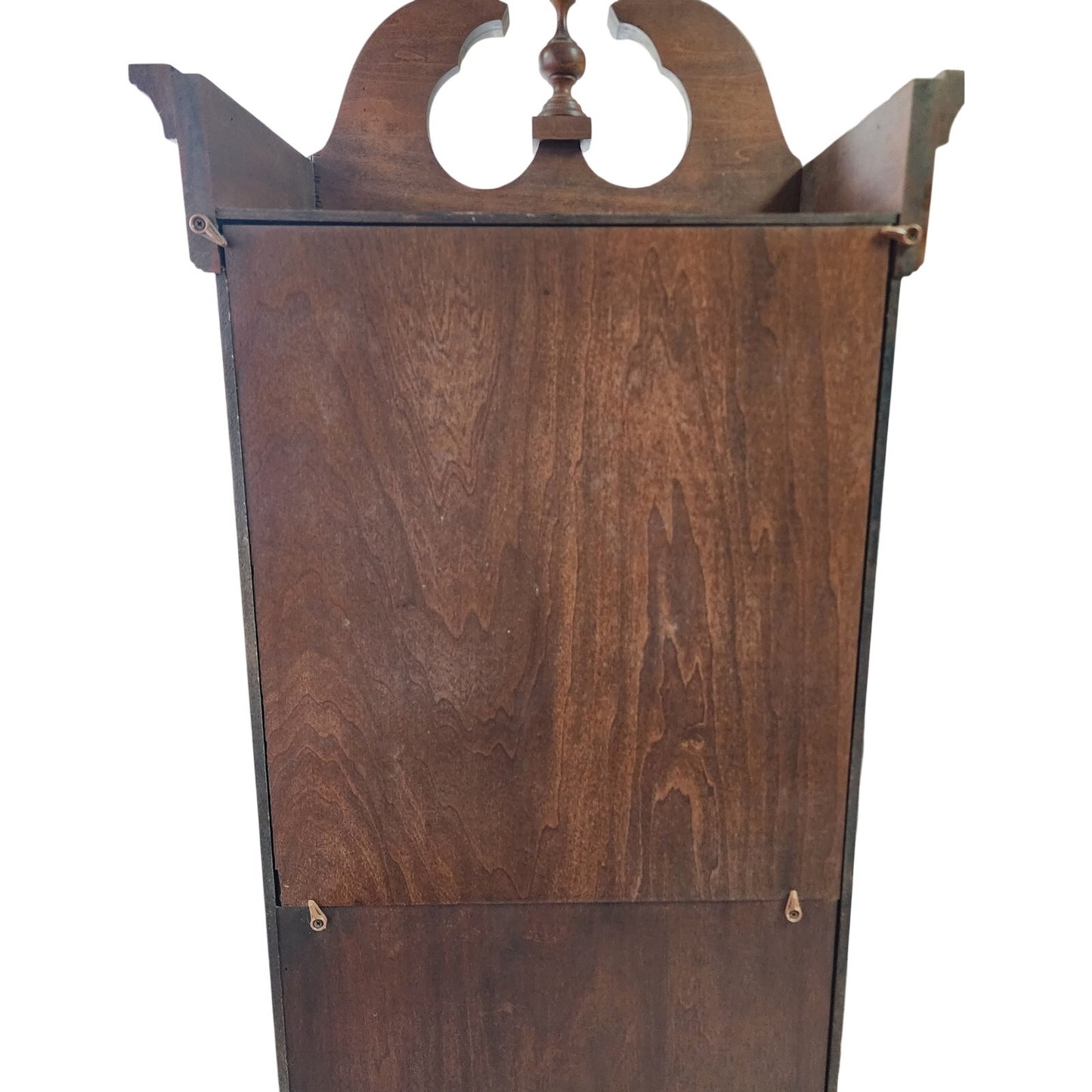 VTG Tempus Fugit Grandfather Clock Walnut Wood 79" Works w/ Chimes -Local Pickup Only!