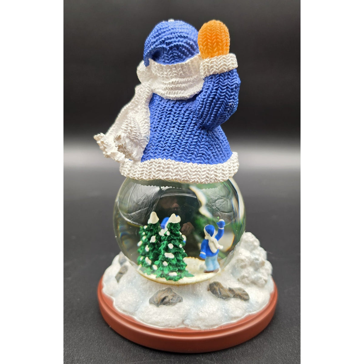 Vintage Univ of Kentucky Snowfight Snowman Snowglobe LE #356/3000 Wildcats