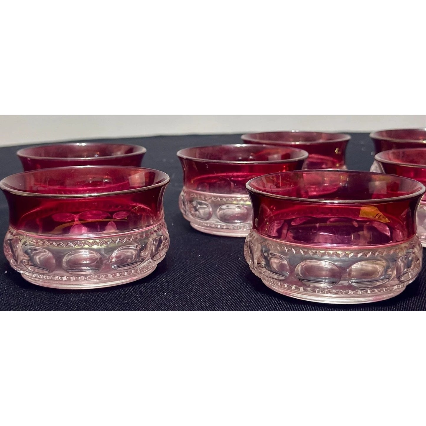 Set of 11 Vintage King's Crown Pattern Dessert/Finger Bowls