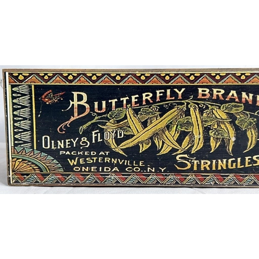 Butterfly Brand Stringless Beans Wooden Storage Box – Decorative Trinket Jewelry