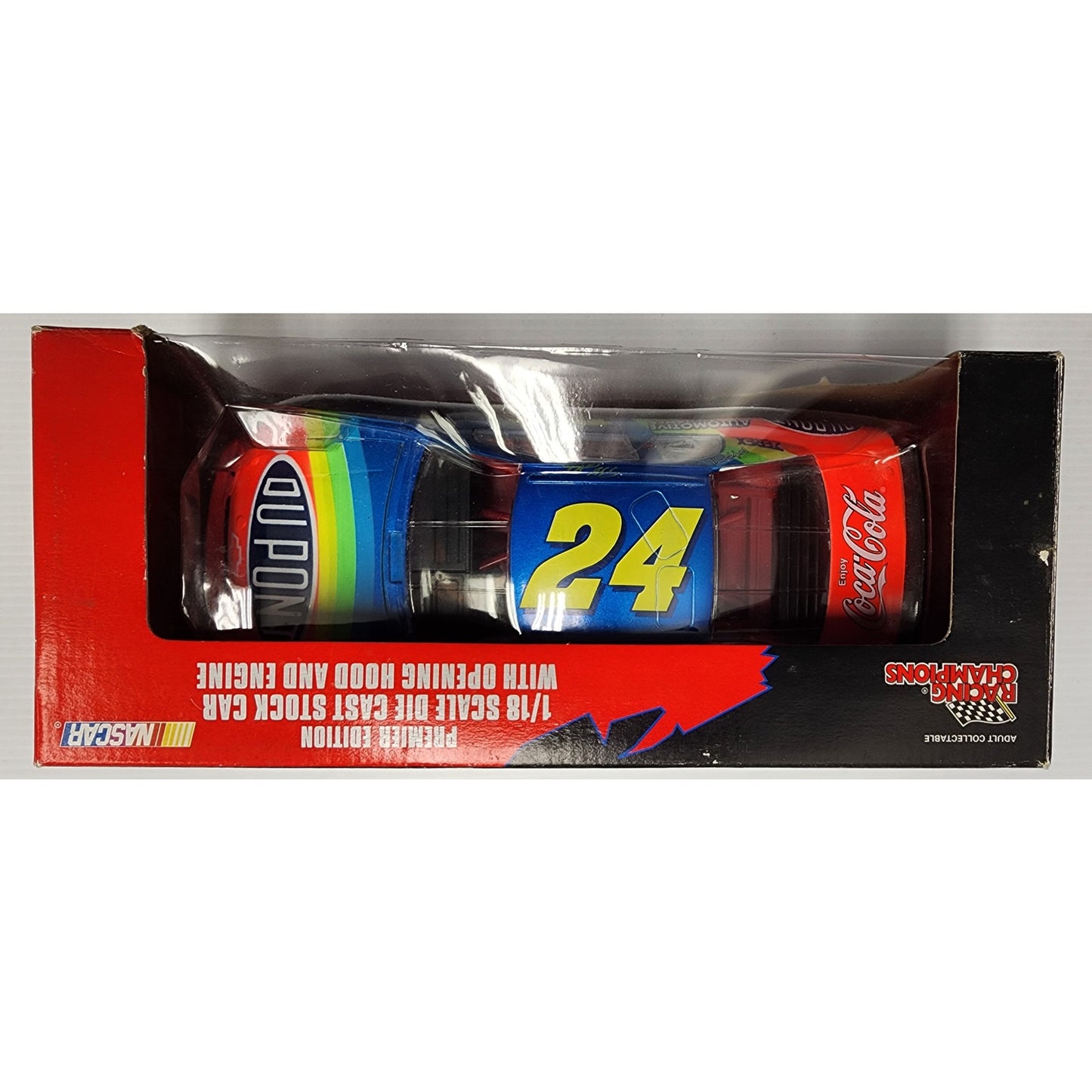 1996 Racing Champions 1/18 Jeff Gordon #24 DuPont Chevy Monte Carlo Die-Cast MIB