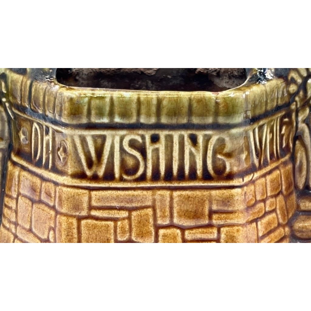 Vintage McCoy Pottery Wishing Well Planter – Rustic Mid-Century Charm