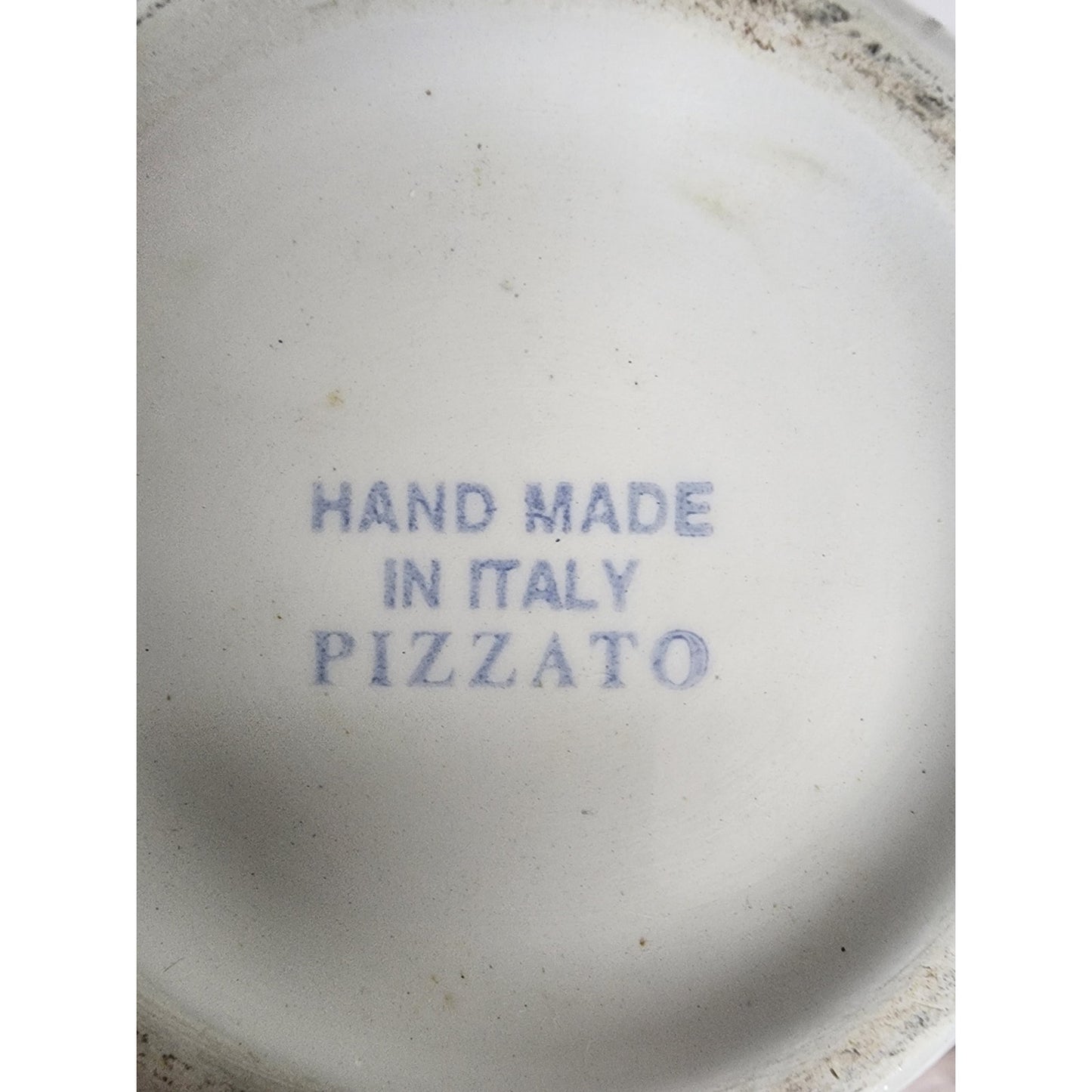 Pizzato Italian Ceramic Pitcher Hand Painted Tomato Fruit 7.25” Vintage Italy