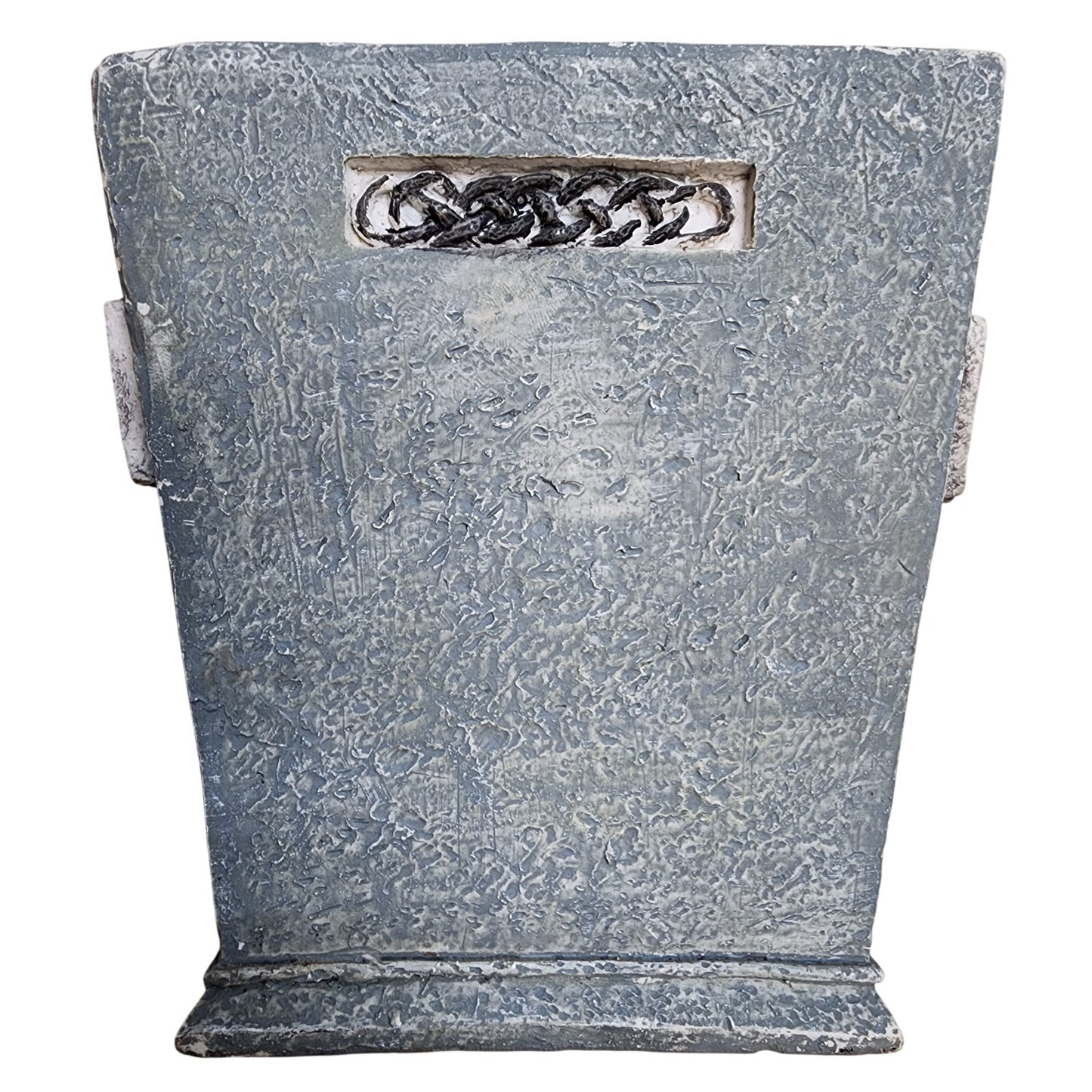 Serenity Prayer Cross Sphere Planter– Sage Green - Heavy Plaster/Concrete Decor