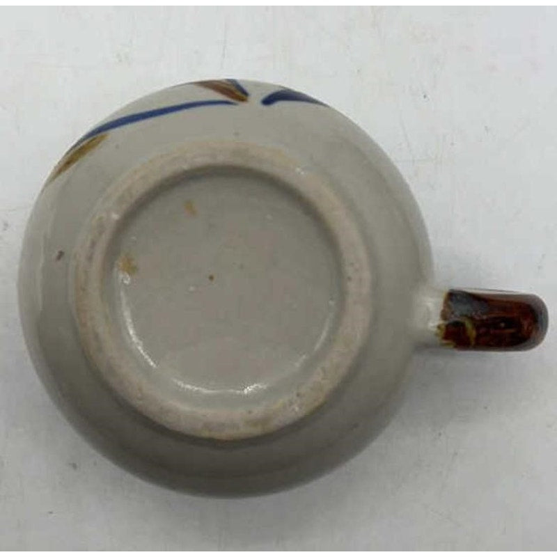 Vintage Stoneware Japanese Style Coffee Tea Set 11 Piece Hand Painted