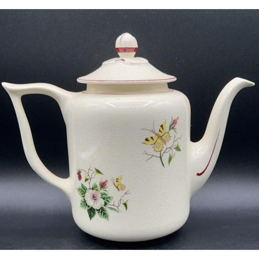 Vintage Edwin Knowles "Spring Glory" Coffee Pot - 1950s