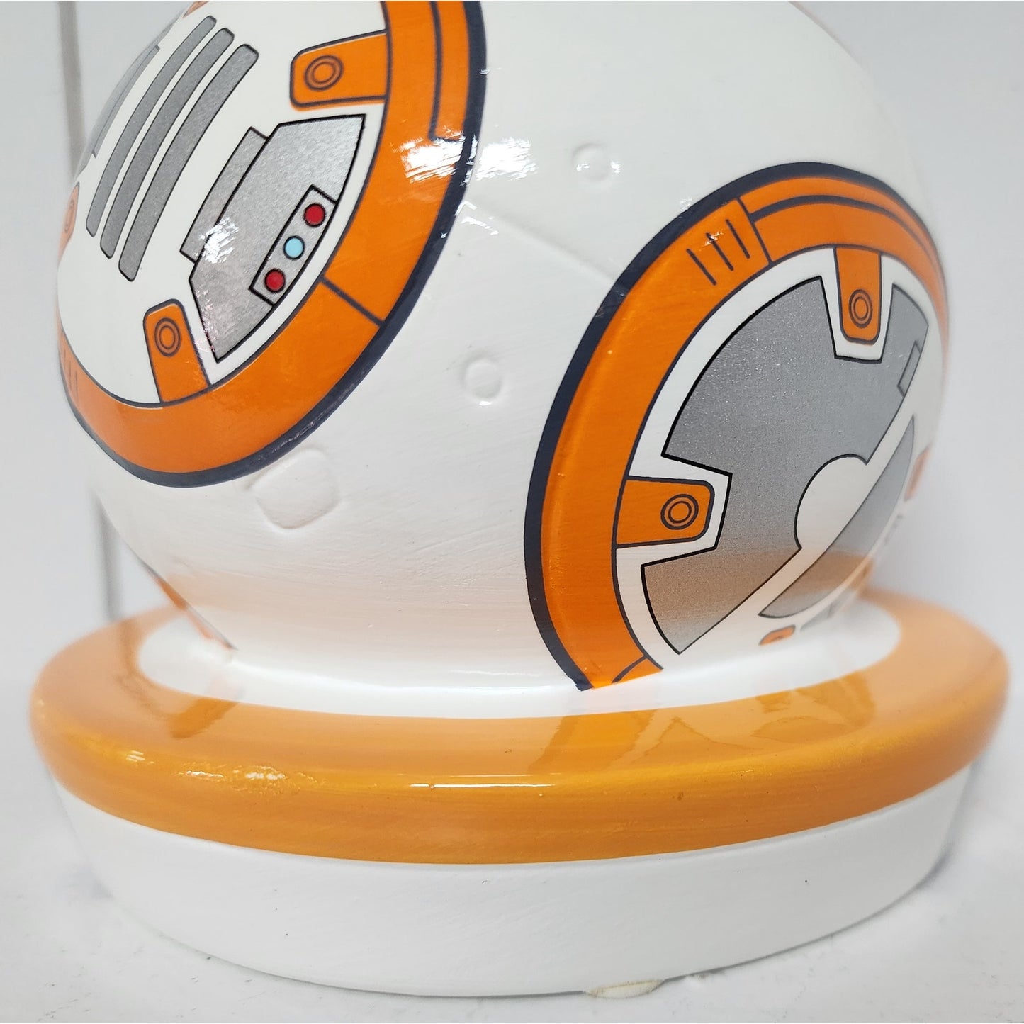 Star Wars BB‑8 Ceramic Coin Bank by FAB NY 7.5" Droid Robot Collectible
