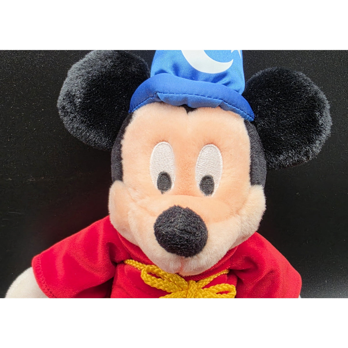 Vintage Walt Disney World Sorcerer Mickey Mouse Plush 13" Fantasia Plush Toy