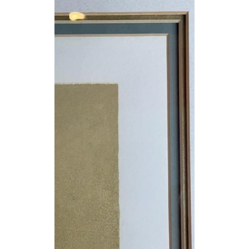 Ronald David Thompson Watercolor Still Life Flowers & Oranges Ornate Gold Frame