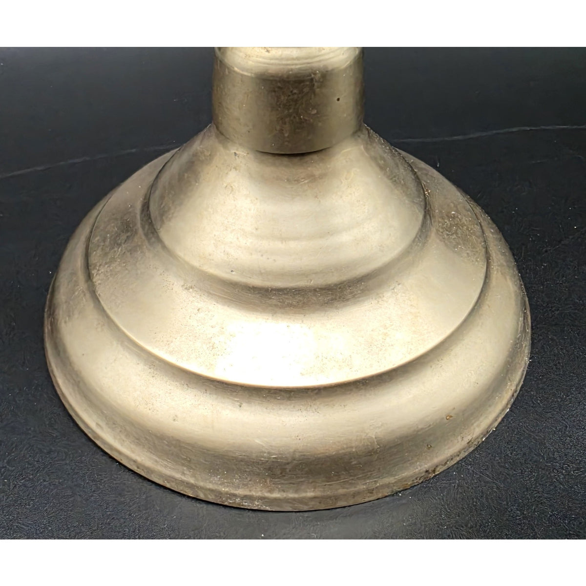 Vintage Brass Toilet Paper Holder Stand Free Standing Bathroom Roll Caddy 22"