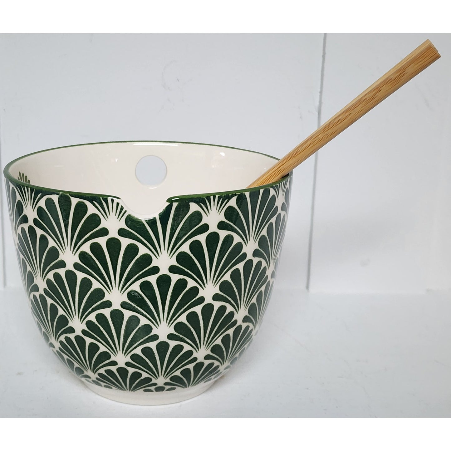 Vintage Crofton Stoneware Noodle Bowl w/ Chopsticks 5.3" Dia Microwave Safe -New