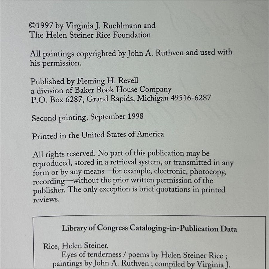 Helen Steiner Rice & John Ruthven 2‑Book Set – Eyes of Tenderness + Wings of Encouragement