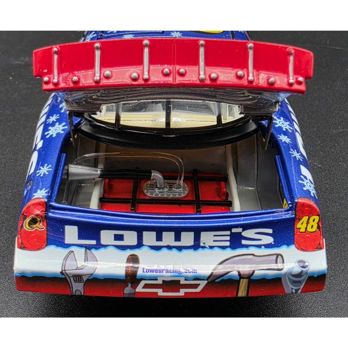 2007 Jimmie Johnson Sam Bass Holiday #48 Diecast Monte Carlo SS Display Case