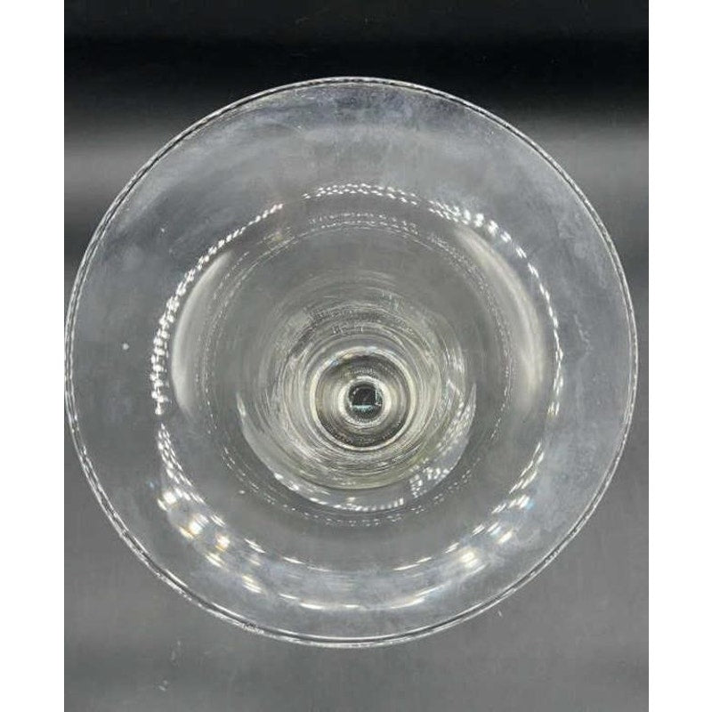 Princess House Heritage Crystal Vases Flared & Bud Etched Flowers Vintage