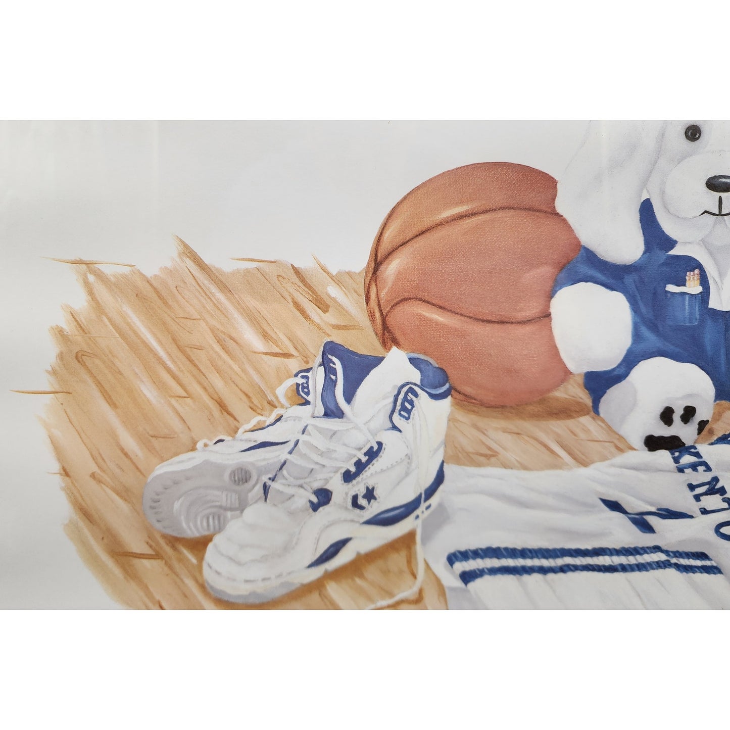 Puppy Love UK Wildcats Lithograph - Rob Brewster 517/1000 Framed Gold 24x18