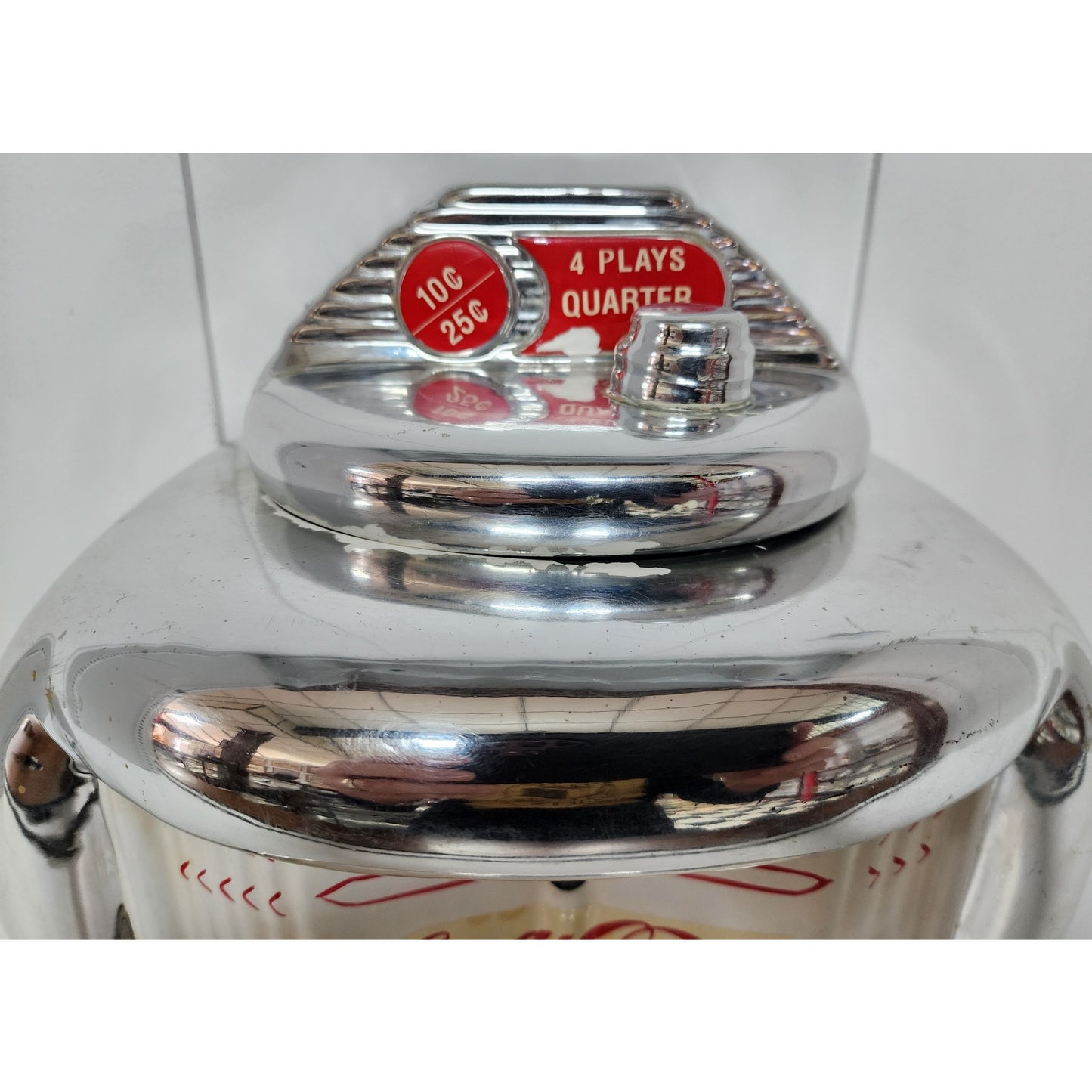 Vintage Coca-Cola Jukebox Cookie Jar 2000 Gibson Ceramic Retro Chrome Look